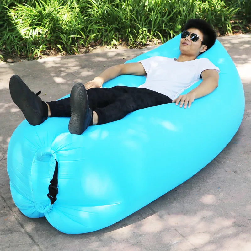 BreezeLounger Air Sofa – Portable Inflatable Outdoor Bed