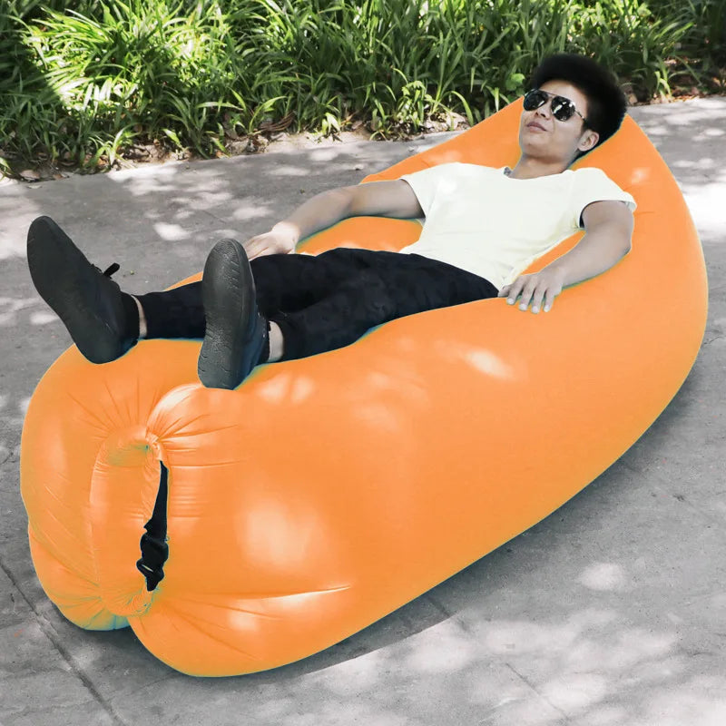 BreezeLounger Air Sofa – Portable Inflatable Outdoor Bed