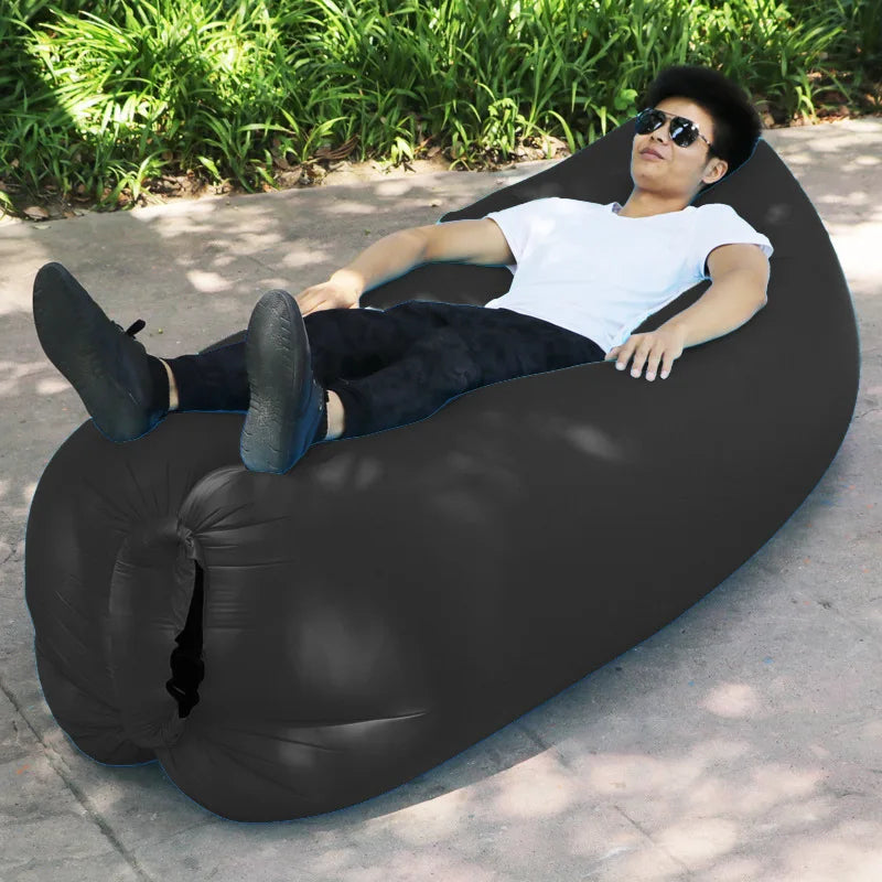BreezeLounger Air Sofa – Portable Inflatable Outdoor Bed