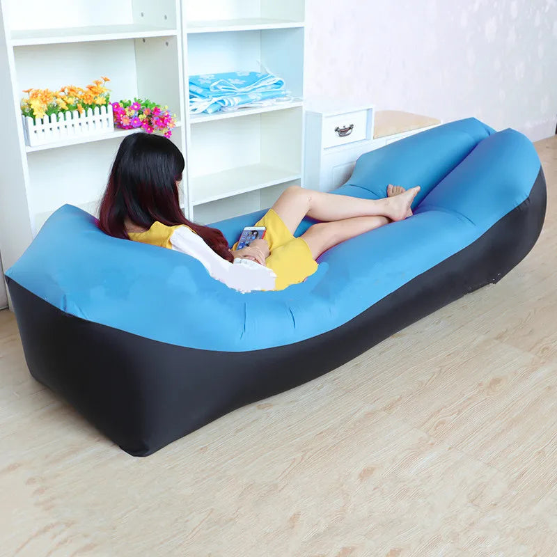 BreezeLounger Air Sofa – Portable Inflatable Outdoor Bed