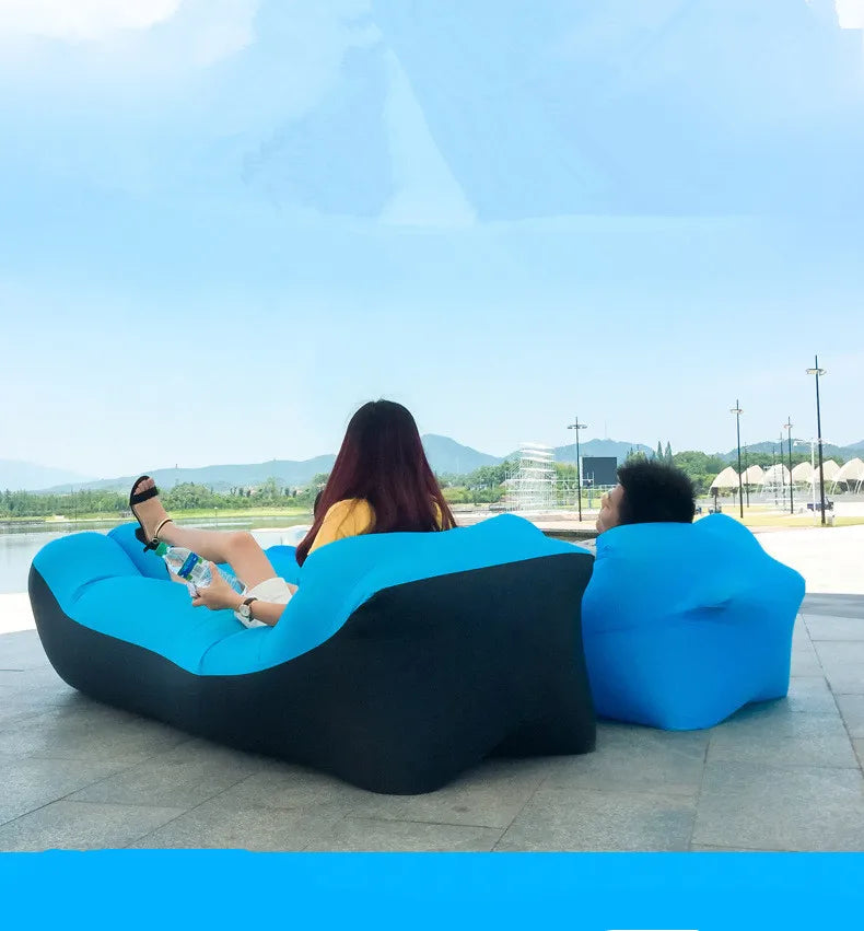 BreezeLounger Air Sofa – Portable Inflatable Outdoor Bed