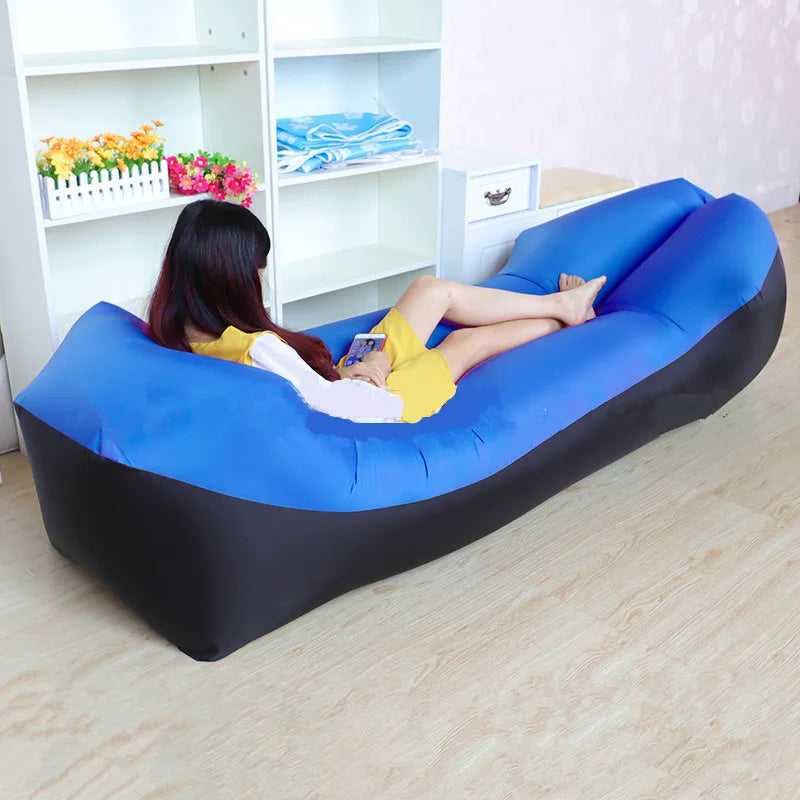 BreezeLounger Air Sofa – Portable Inflatable Outdoor Bed