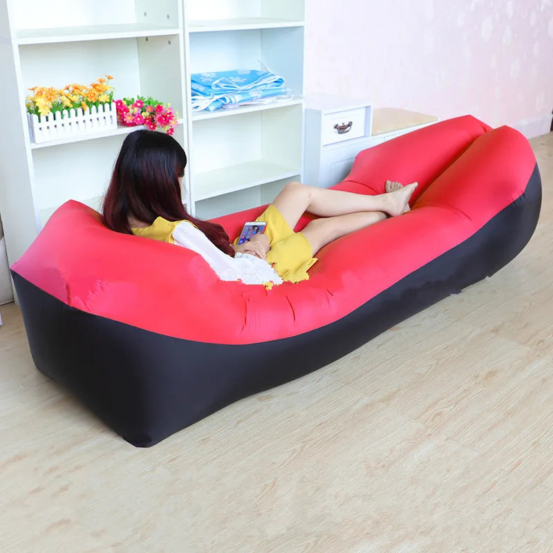 BreezeLounger Air Sofa – Portable Inflatable Outdoor Bed