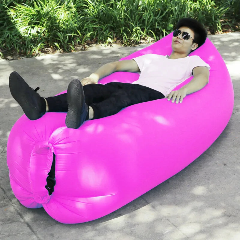 BreezeLounger Air Sofa – Portable Inflatable Outdoor Bed