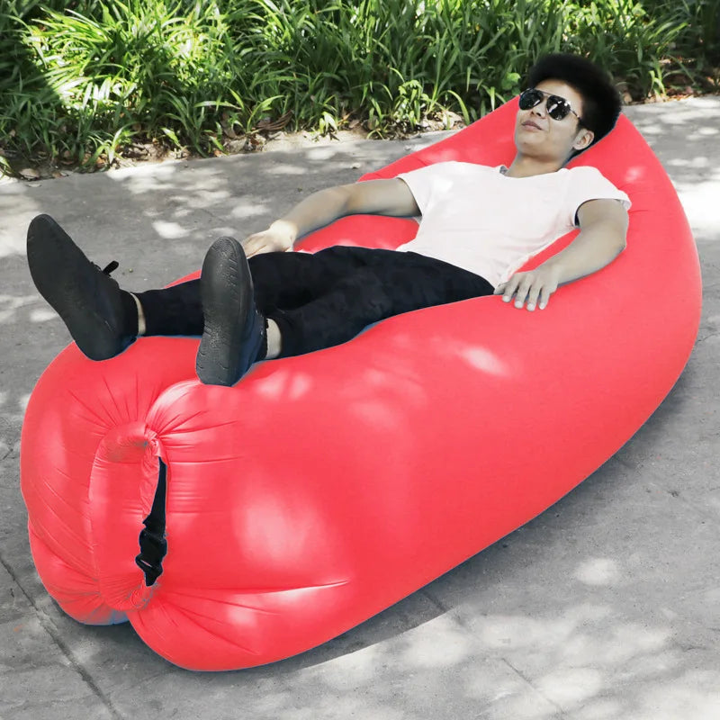 BreezeLounger Air Sofa – Portable Inflatable Outdoor Bed