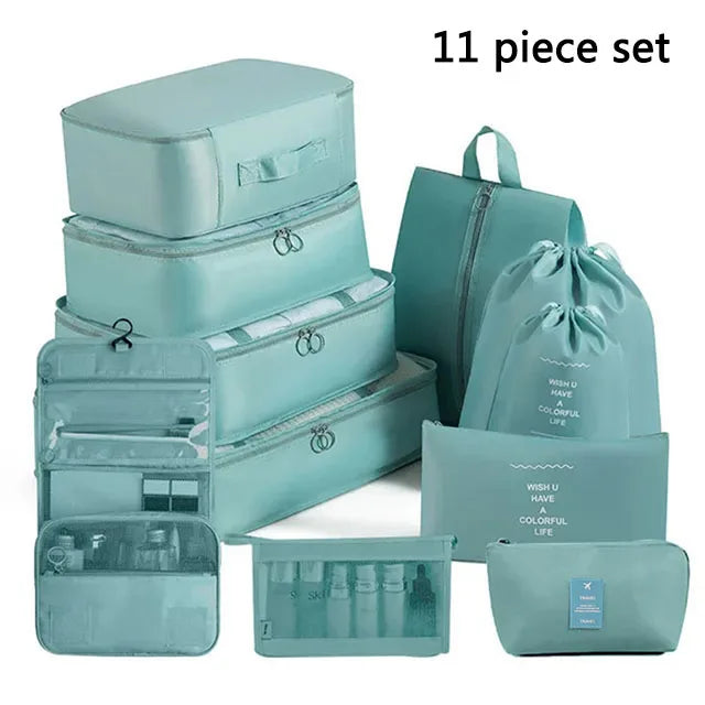 Smart Storage Travel Bags – Clothes, Toiletries & Shoe Organisers Set