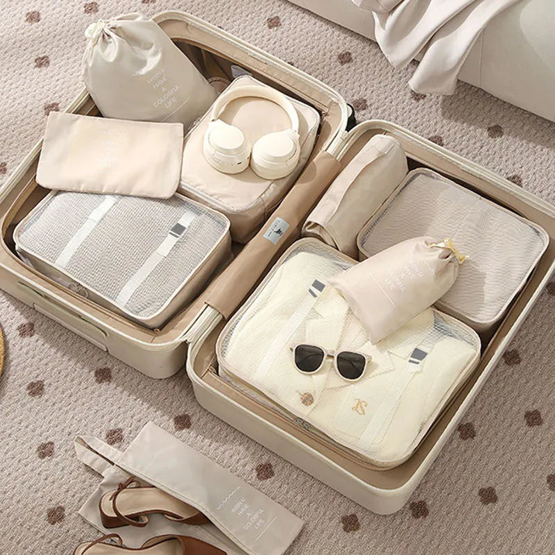 Smart Storage Travel Bags – Clothes, Toiletries & Shoe Organisers Set