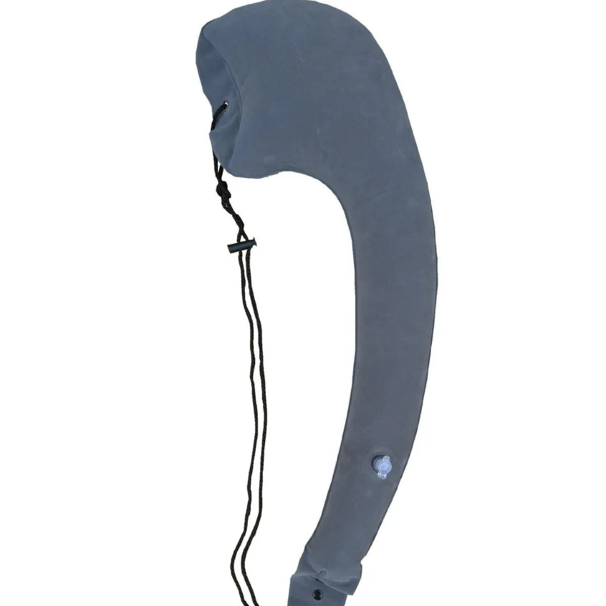 Inflatable travel pillow for side sleeping