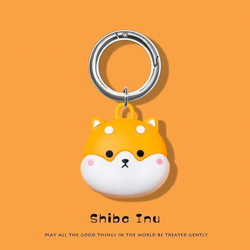 SweetGuard™ Cartoon AirTag Holder – Cute Anti-Lost Silicone Protective Case