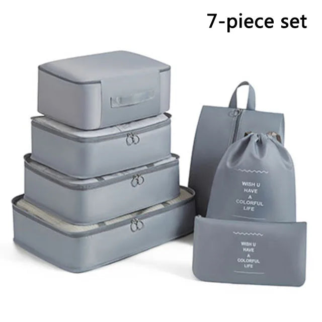 Smart Storage Travel Bags – Clothes, Toiletries & Shoe Organisers Set