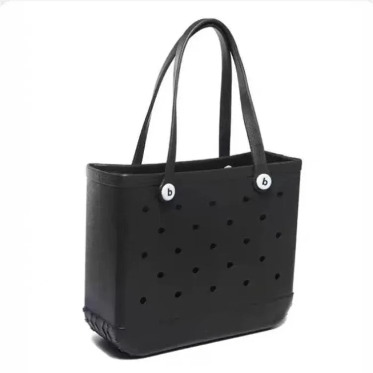 Bolso de EVA AquaTote tipo cesta: moderno bolso de viaje y playa en color liso