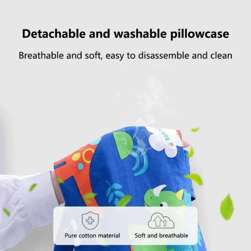 NapNest Duo – 2-Pack Car Seat Pillows with Safety Straps for Kids