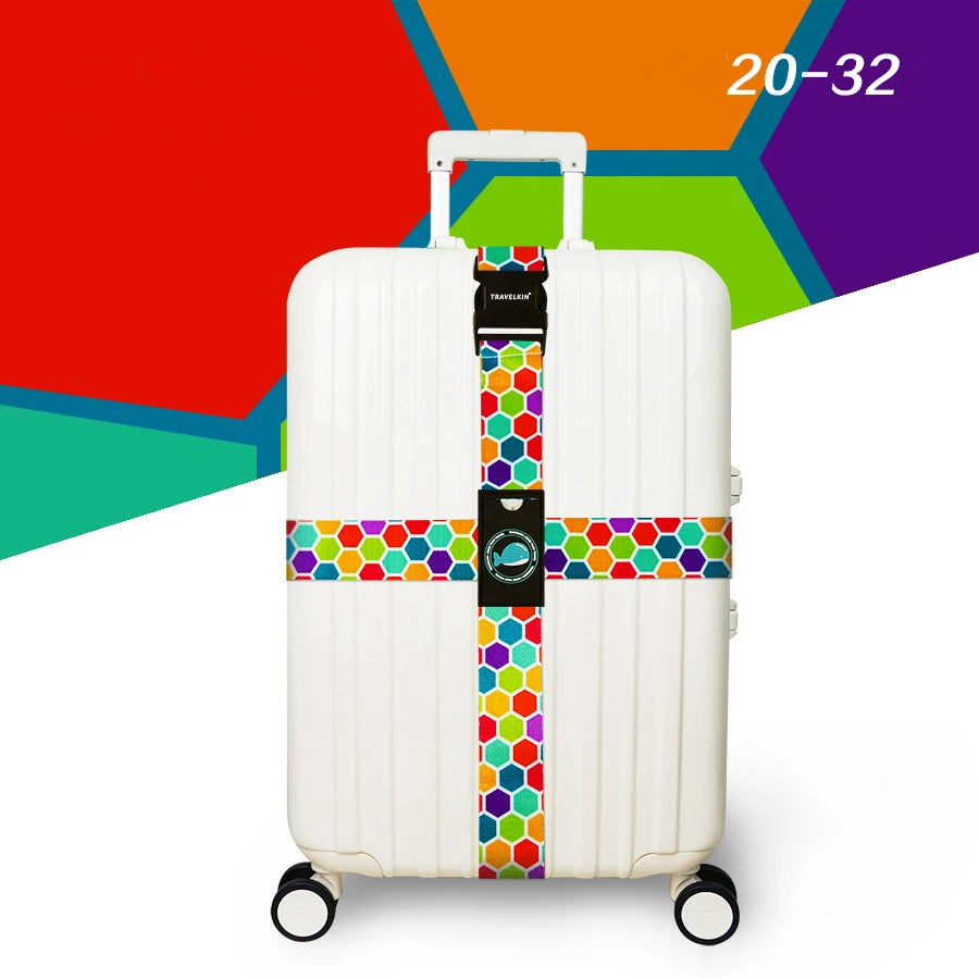 SecureStrap™ Anti-Theft Luggage Belt – Adjustable Cross Strap for Suitcases & Travel Bags