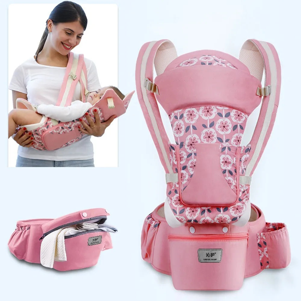 LittleNest Go – Versatile Kangaroo Baby Carrier Backpack with 15 Carrying Positions (0–48Months)