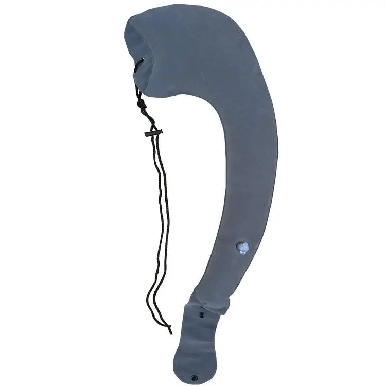 Inflatable travel pillow for side sleeping