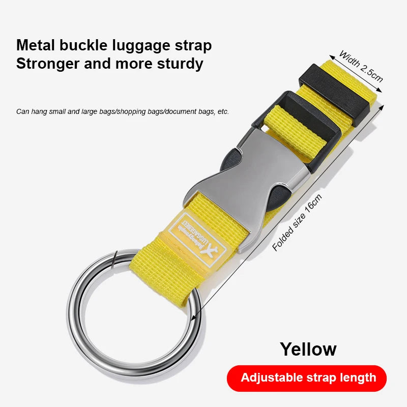 EasyCarry™ Portable Luggage Strap – Secure Extra Bags, Backpacks & Jackets While Travelling