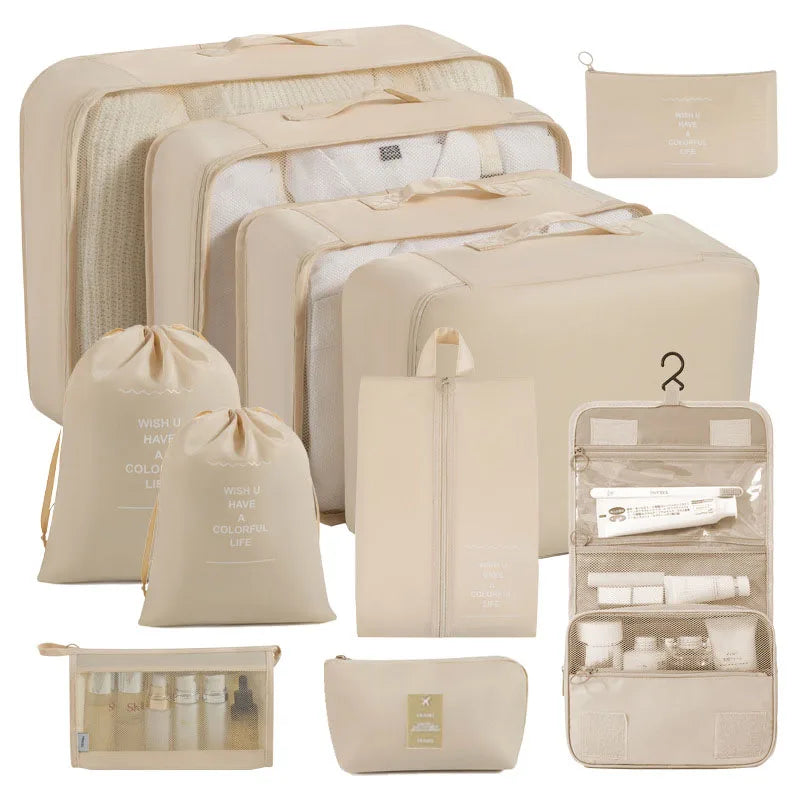 Smart Storage Travel Bags – Clothes, Toiletries & Shoe Organisers Set