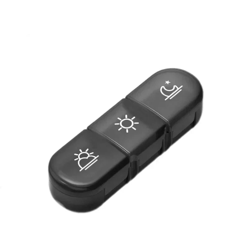 HealthMate™ Portable Pill Box – Daily 3-Time 7-Day Medicine & Supplement Organizer
