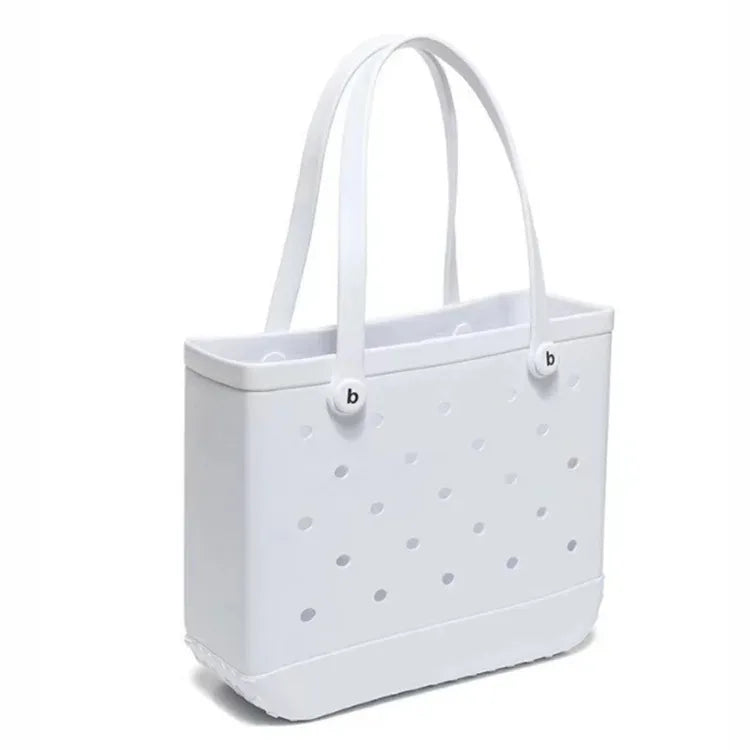 Bolso de EVA AquaTote tipo cesta: moderno bolso de viaje y playa en color liso