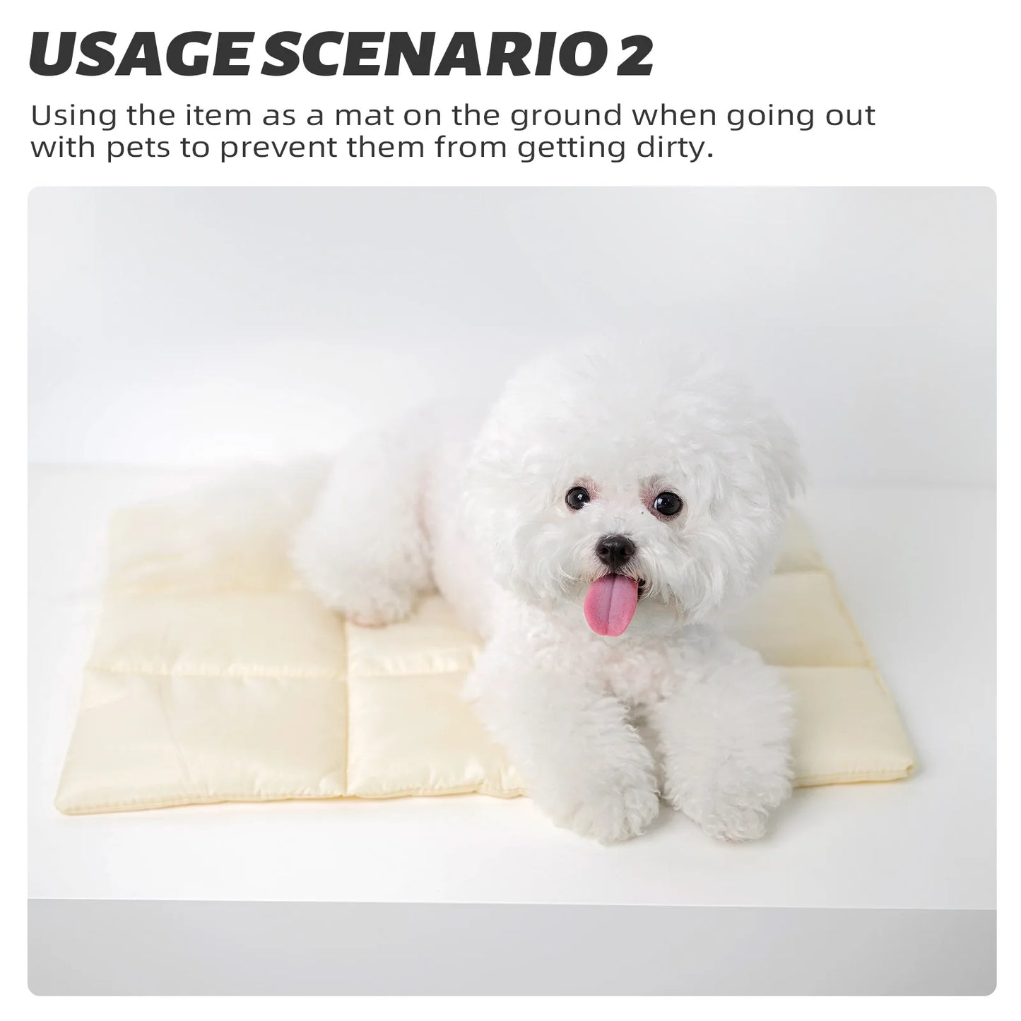 CosyNest Mat – Warm Flannel Bed Liner for Travel Pet Carriers Accessories for pet bag