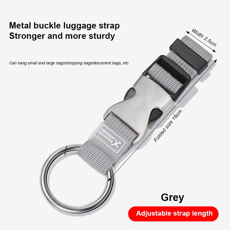 EasyCarry™ Portable Luggage Strap – Secure Extra Bags, Backpacks & Jackets While Travelling