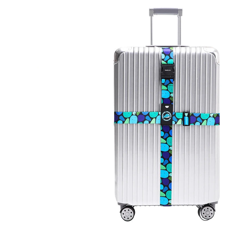 SecureStrap™ Anti-Theft Luggage Belt – Adjustable Cross Strap for Suitcases & Travel Bags