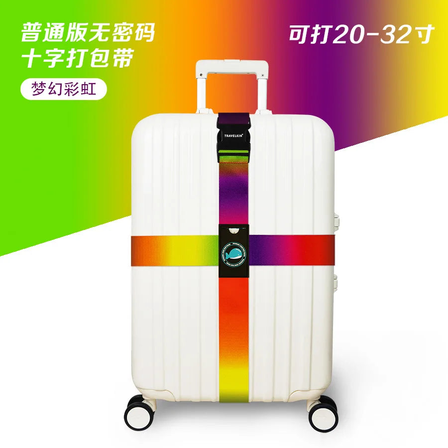 SecureStrap™ Anti-Theft Luggage Belt – Adjustable Cross Strap for Suitcases & Travel Bags