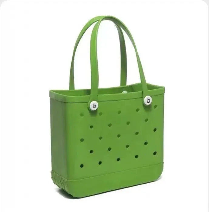 Bolso de EVA AquaTote tipo cesta: moderno bolso de viaje y playa en color liso