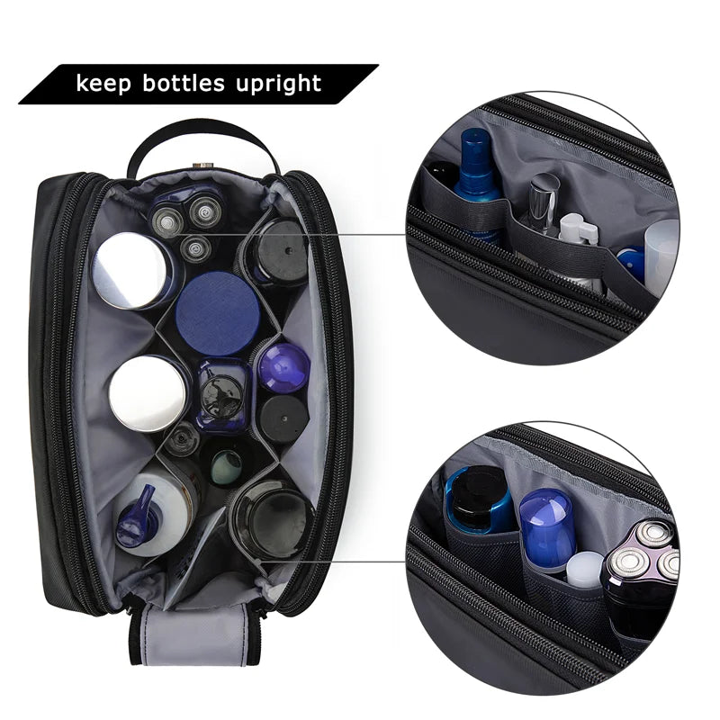 UrbanVoyage™ Large Capacity Toiletry Bag – Waterproof Men’s & Women’s Cosmetic Organiser