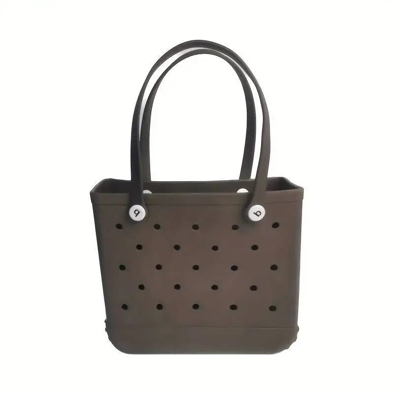 Bolso de EVA AquaTote tipo cesta: moderno bolso de viaje y playa en color liso