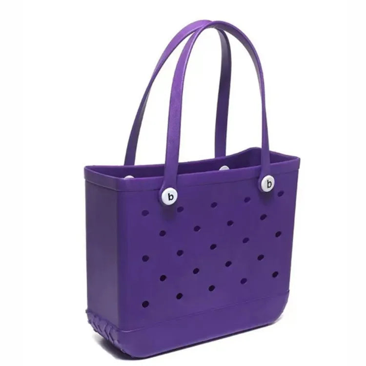 Bolso de EVA AquaTote tipo cesta: moderno bolso de viaje y playa en color liso