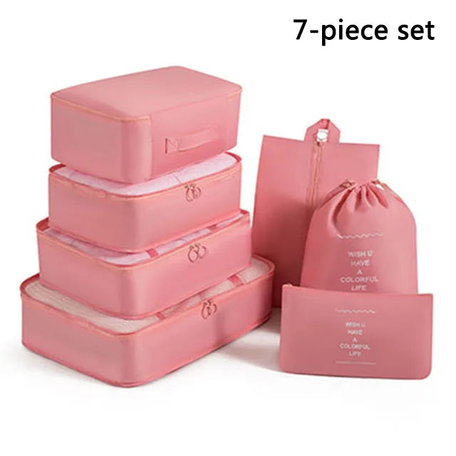 Smart Storage Travel Bags – Clothes, Toiletries & Shoe Organisers Set