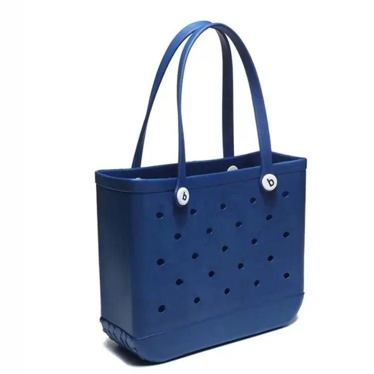 Bolso de EVA AquaTote tipo cesta: moderno bolso de viaje y playa en color liso