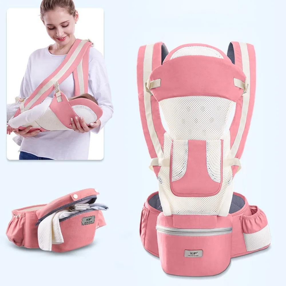 LittleNest Go – Versatile Kangaroo Baby Carrier Backpack with 15 Carrying Positions (0–48Months)