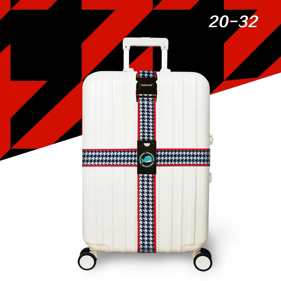 SecureStrap™ Anti-Theft Luggage Belt – Adjustable Cross Strap for Suitcases & Travel Bags