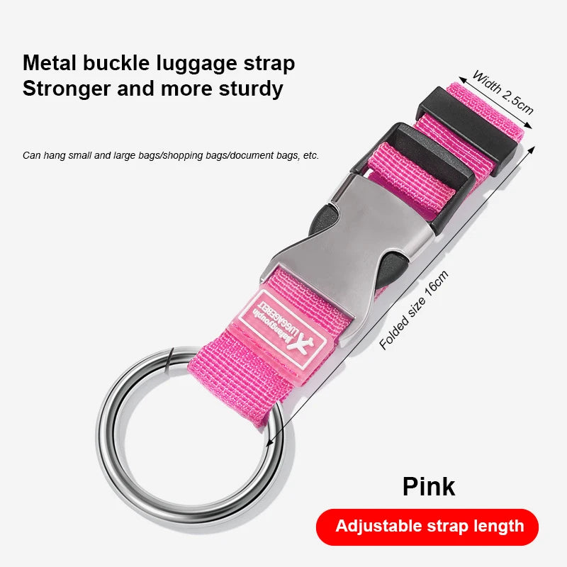EasyCarry™ Portable Luggage Strap – Secure Extra Bags, Backpacks & Jackets While Travelling