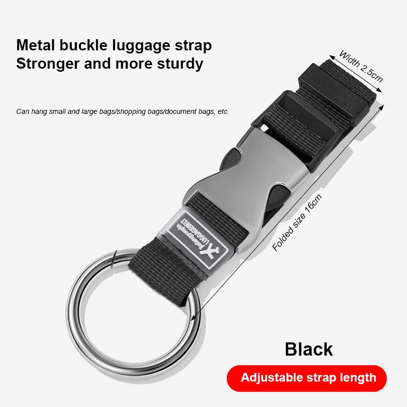 EasyCarry™ Portable Luggage Strap – Secure Extra Bags, Backpacks & Jackets While Travelling