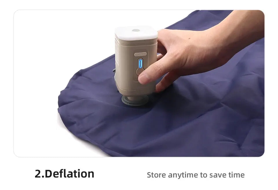 BreezeMate™ Wireless Electric Air Pump 3-in-1 multifunctional – Compact Inflator/Deflator for Cushions, Airbeds & Rings