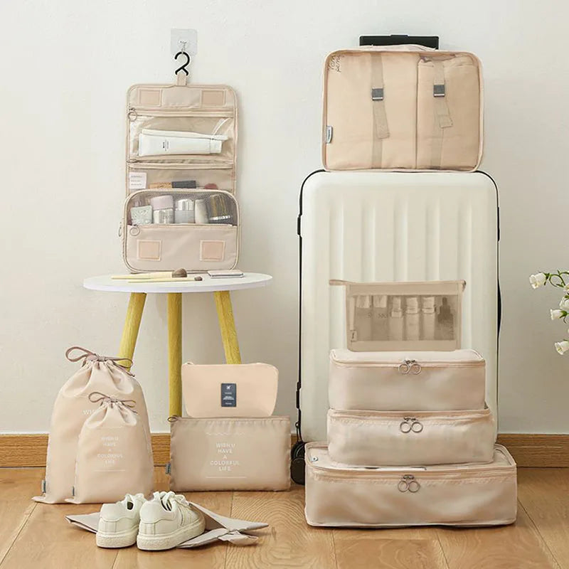Smart Storage Travel Bags – Clothes, Toiletries & Shoe Organisers Set