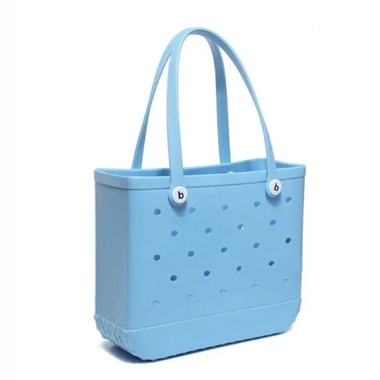 Bolso de EVA AquaTote tipo cesta: moderno bolso de viaje y playa en color liso