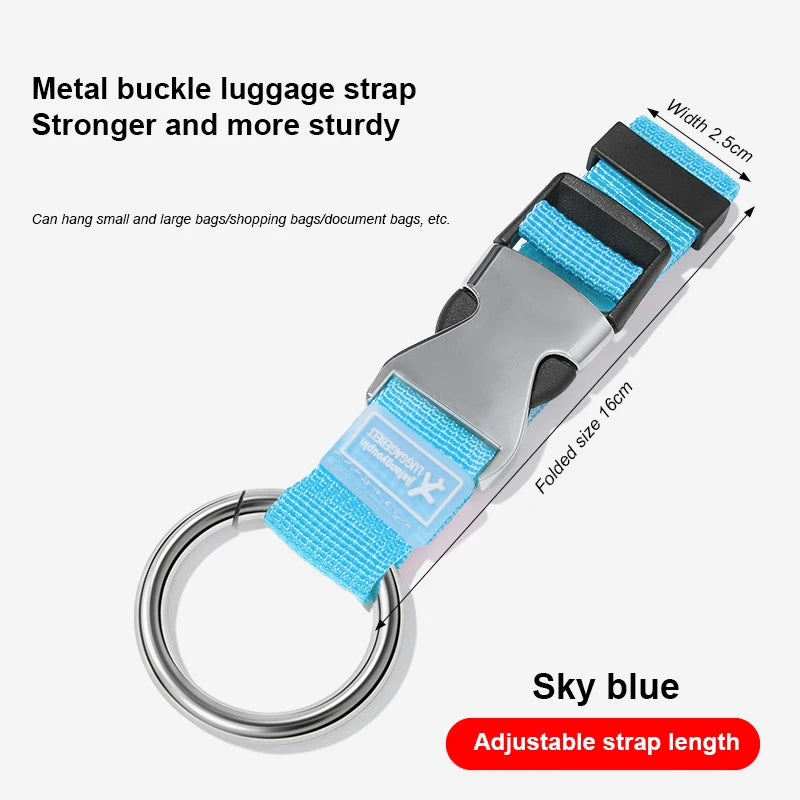 EasyCarry™ Portable Luggage Strap – Secure Extra Bags, Backpacks & Jackets While Travelling