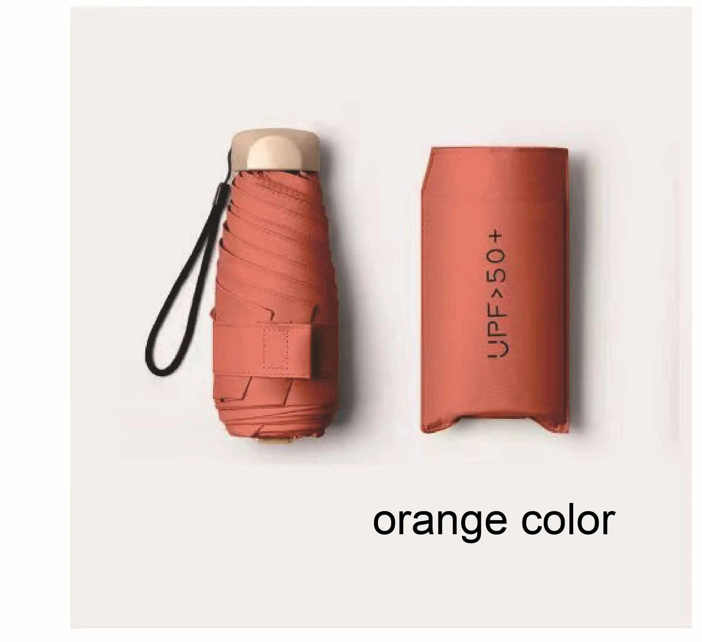 UVGuard Pocket Umbrella – Mini 5-Fold Sun Protection for Daily Carry with Anti-UV Coating