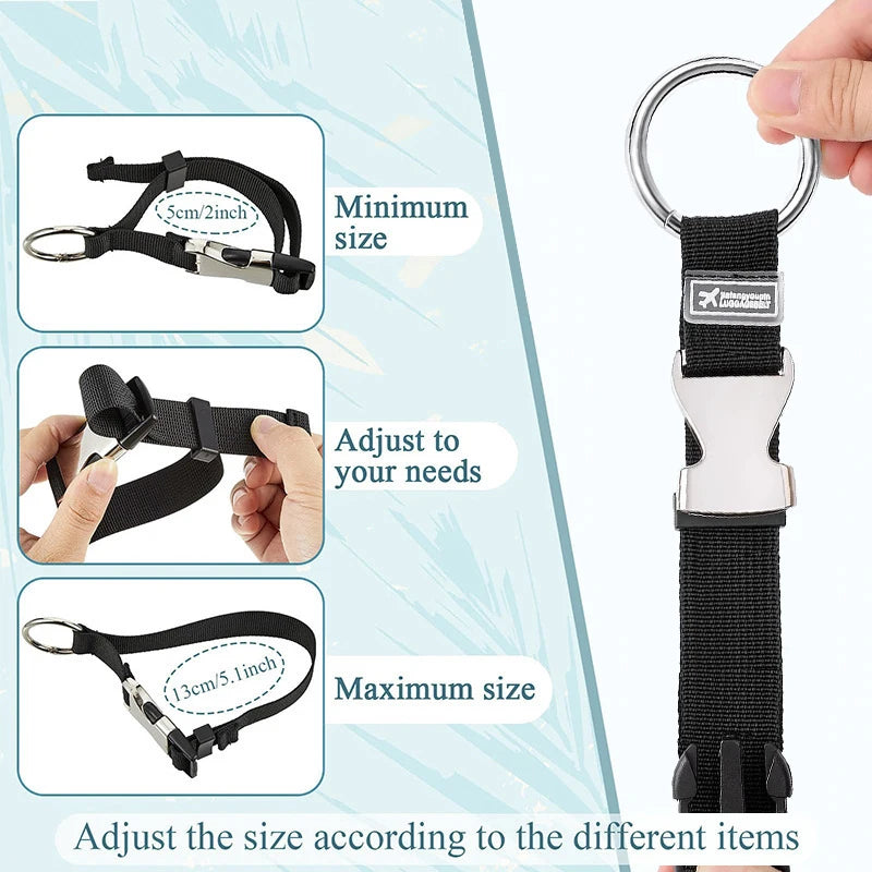 EasyCarry™ Portable Luggage Strap – Secure Extra Bags, Backpacks & Jackets While Travelling