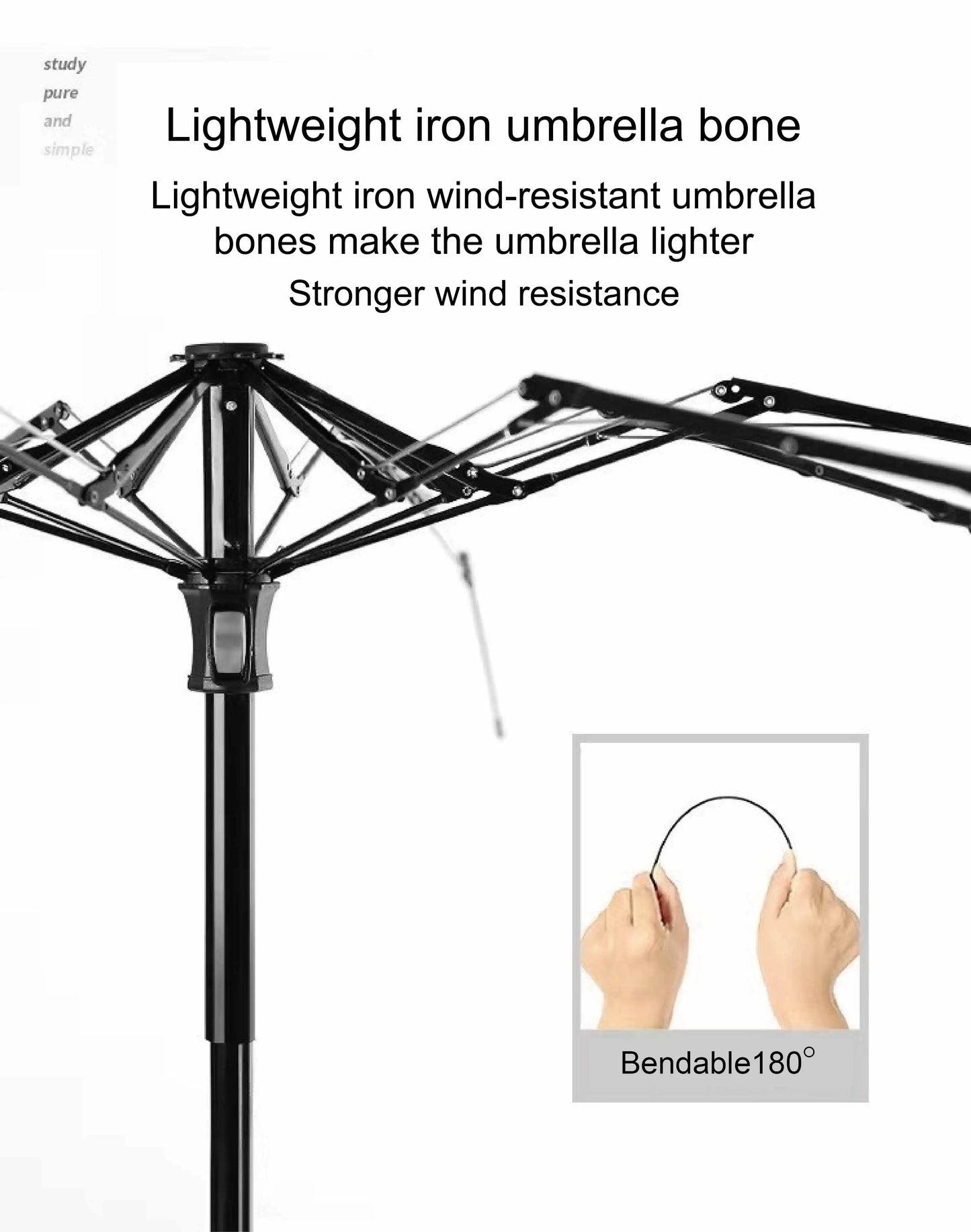 UVGuard Pocket Umbrella – Mini 5-Fold Sun Protection for Daily Carry with Anti-UV Coating