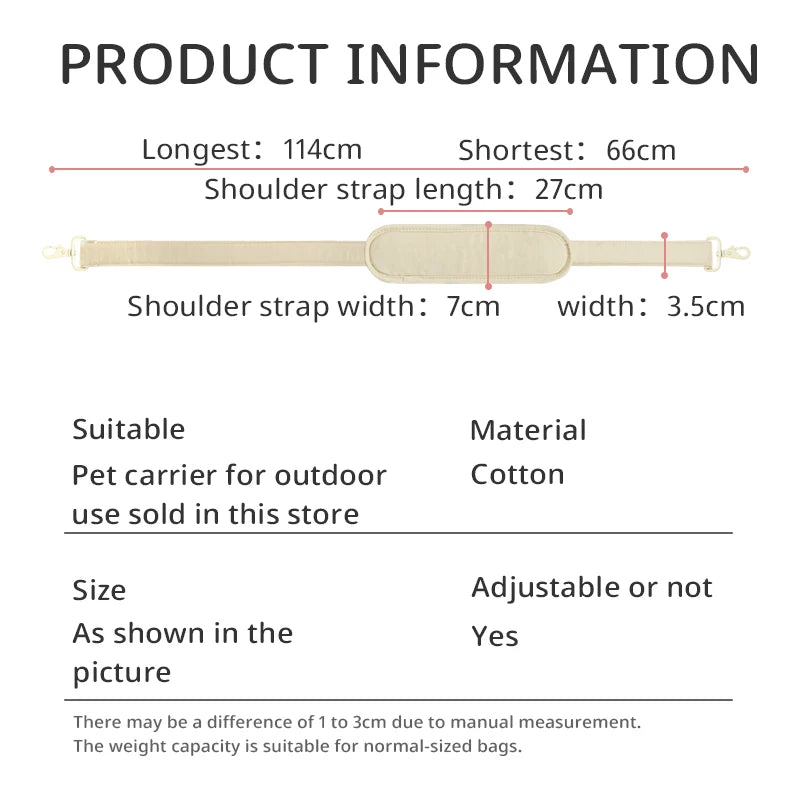 FurTote SecureStrap – Safety Belt for Pet Travel Bags Accessories for pet bag