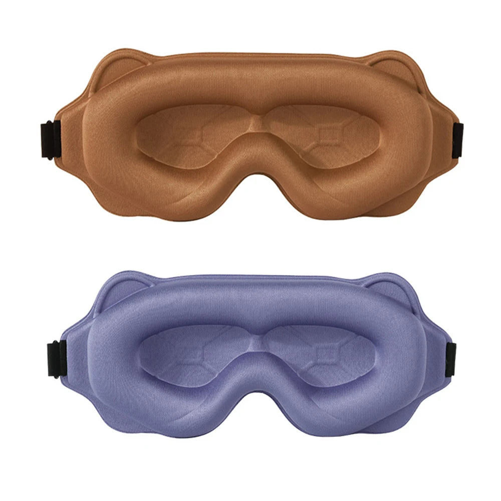 DreamShade™ 3D Sleeping Mask – Soft Light-Blocking Eye Mask for Travel & Night Sleep