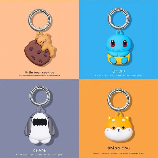 SweetGuard™ Cartoon AirTag Holder – Cute Anti-Lost Silicone Protective Case