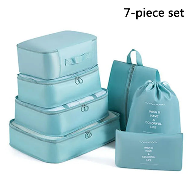 Smart Storage Travel Bags – Clothes, Toiletries & Shoe Organisers Set