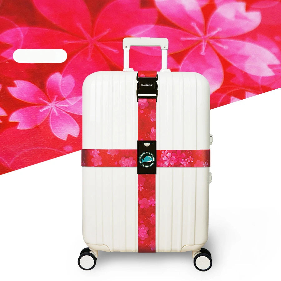 SecureStrap™ Anti-Theft Luggage Belt – Adjustable Cross Strap for Suitcases & Travel Bags