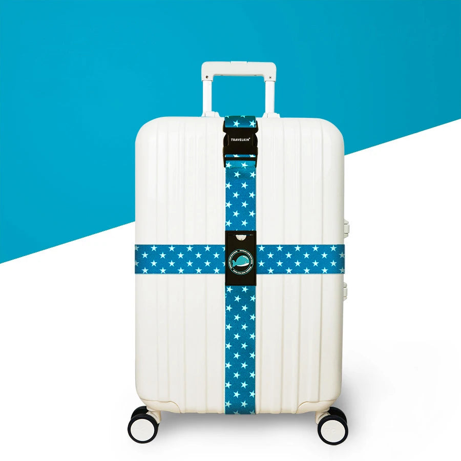 SecureStrap™ Anti-Theft Luggage Belt – Adjustable Cross Strap for Suitcases & Travel Bags
